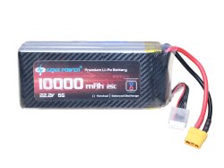 GenX 22.2V 6S 10000mAh 25C / 50C Premium Lipo Battery with XT-90 Connector