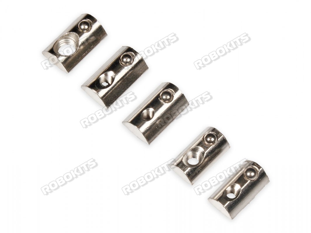 Block Elastic Nut M5 for 3030 profiles MOQ 10 Pcs - Click Image to Close