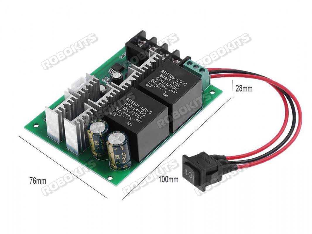 High Power Speed controller 40A 10V-50V for Brushed DC Motor - Click Image to Close