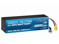 GenX Ultra 22.2V 6S3P 12000mah 20C/40C Discharge Premium Lithium ion Rechargeable Battery