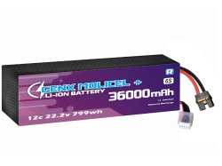 GenX Molicel+ 22.2V 6S8P 36000mah 12C/20C Premium Lithium Ion Rechargeable Battery