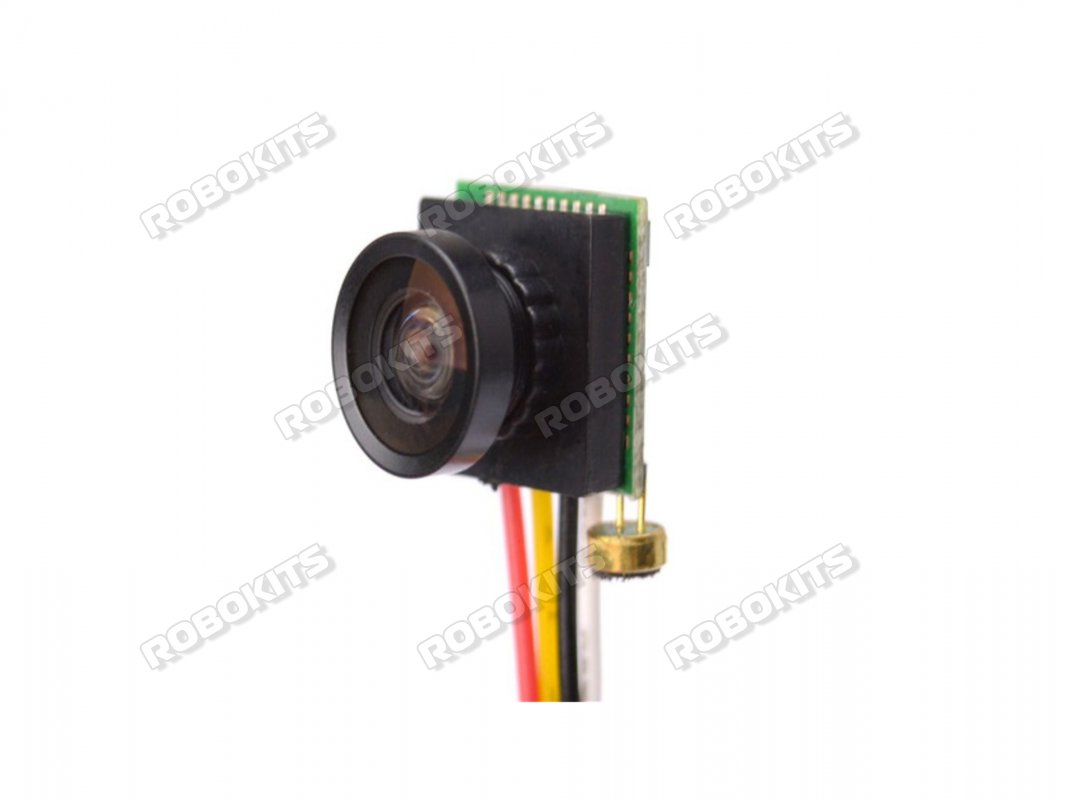 600TVL 170 Degree Mini FPV AV Camera with Audio - Click Image to Close