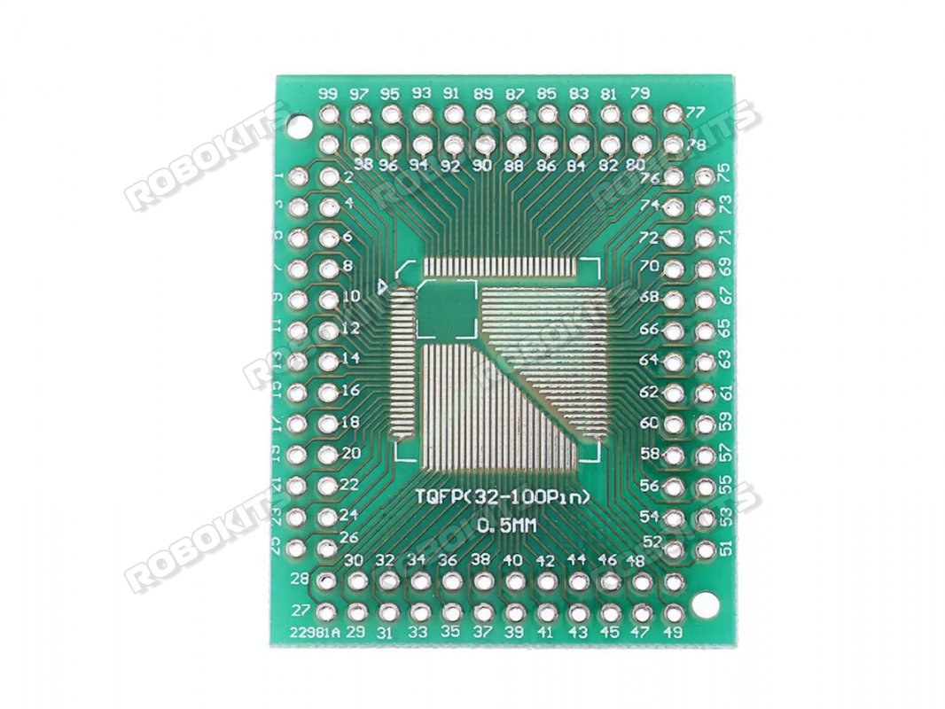 TQFP/LQFP/FQFP 32/44/64/80/100 Header Board