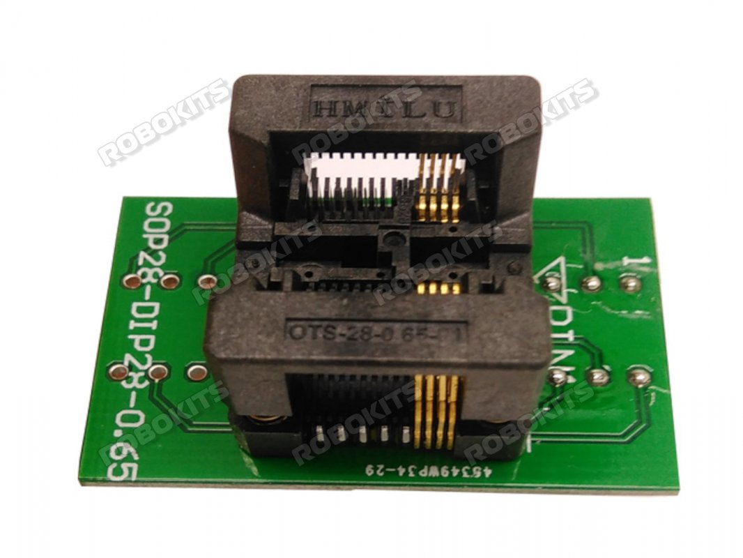 Programming Socket for SSOP8 TSSOP8 to 8pin Breakout with 4.4mm IC Width and 0.65mm Pitch