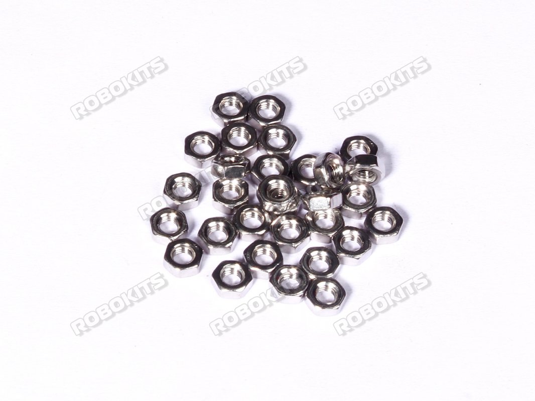 M2 Nuts 304 Stainless Steel (MOQ 50pcs)