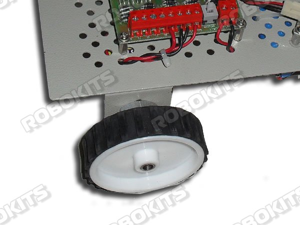 Robot Wheel 68MM Diameter 20MM Width 6MM ID - Click Image to Close