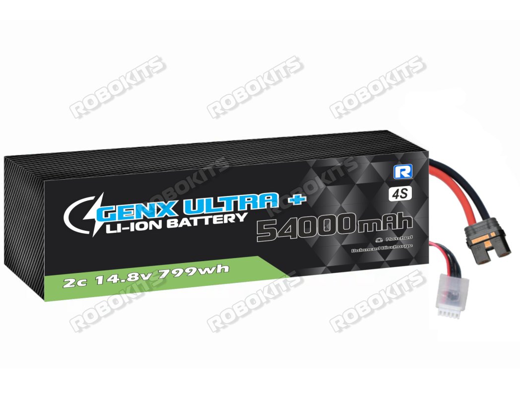 GenX Ultra+ 14.8V 4S9P 54000mah 2C/5C Premium Lithium Ion Rechargeable Battery - Click Image to Close
