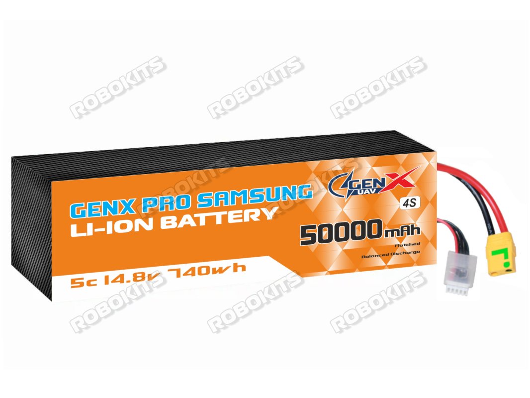 GenX Pro Samsung 14.8V 4S10P 50000mah 5C/10C Premium Lithium Ion Rechargeable Battery