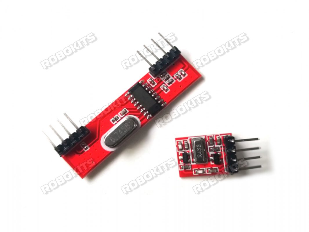 433Mhz RF Transmitter Module + Receiver Module Link - Click Image to Close