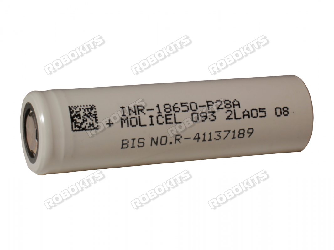 Molicel 2800mAh 13C Lithium-Ion Battery Original (INR18650 P28A)