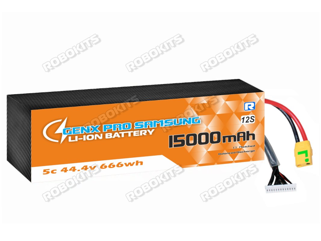 GenX Pro Samsung 44.4V 12S3P 15000mah 5C/10C Premium Lithium Ion Rechargeable Battery