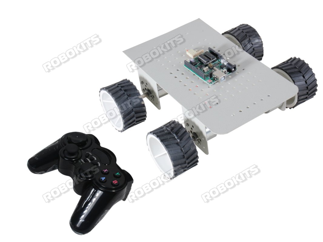 TrackBot - PS2 RF Wireless Remote Controlled Robot - DIY Kit