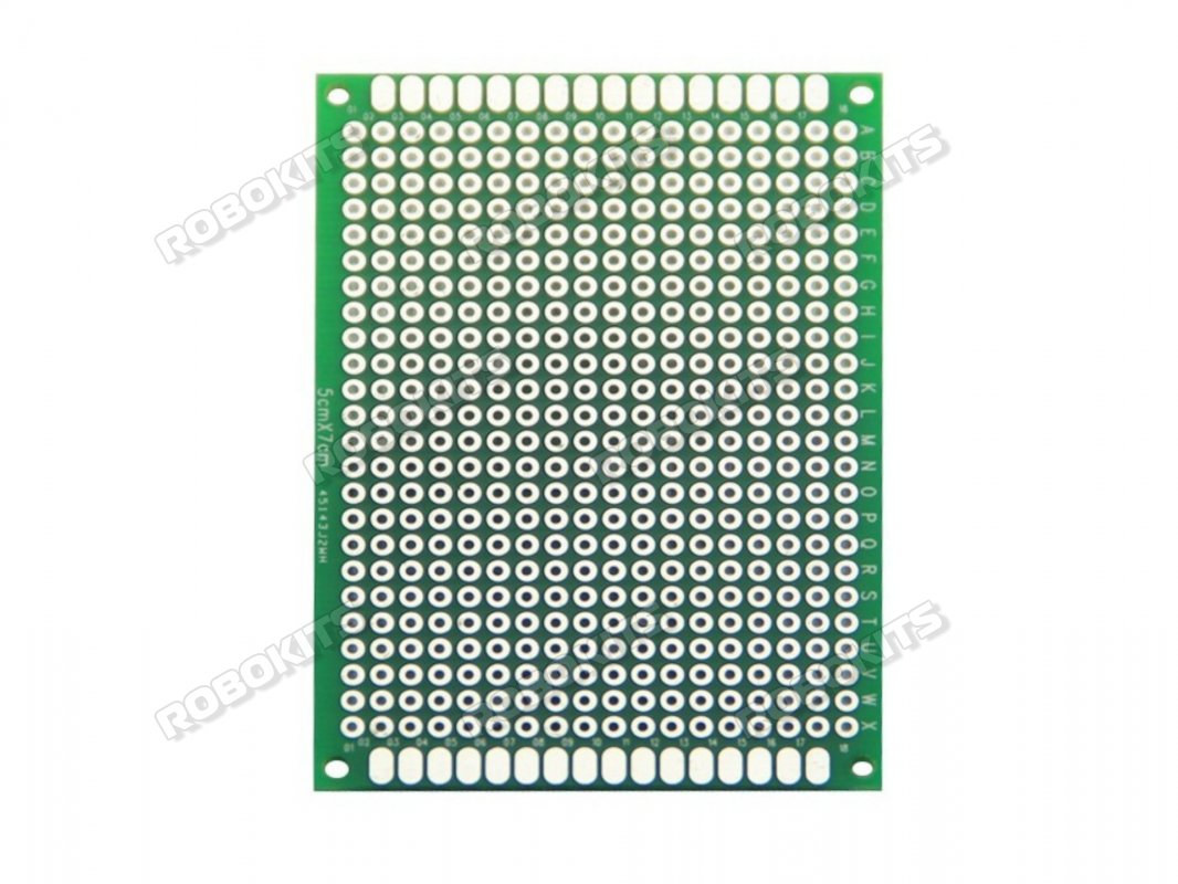 General Purpose PCB Double Sided 5*7CM - Click Image to Close