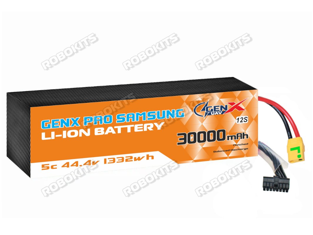 GenX Pro Samsung 44.4V 12S6P 30000mah 5C/10C Premium Lithium Ion Rechargeable Battery