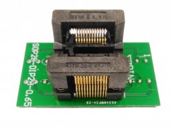 Programming Socket for SSOP24 TSSOP24 to 24pin Breakout with 4.4mm IC Width and 0.65mm Pitch