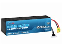 GenX Ultra 44.4V 12S4P 16000mah 20C/40C Discharge Premium Lithium ion Rechargeable Battery