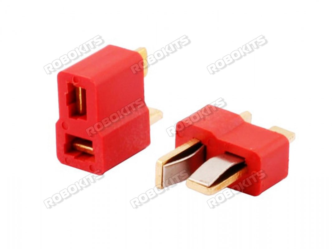 T Plug Deans Connector - Male/Female Pair - Click Image to Close