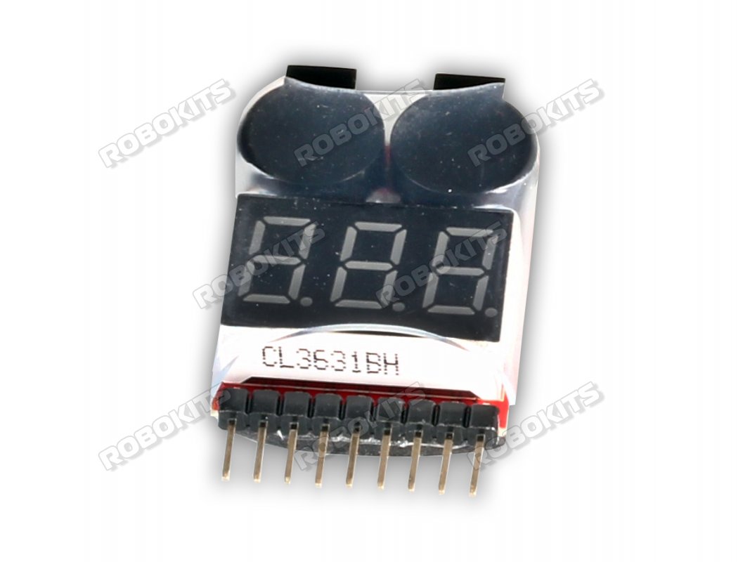Li-po & Li-ion 1-8S Voltage checker and low voltage Alarm - Click Image to Close