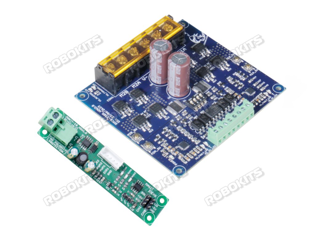 Rhino Smart Dual DC Motor Driver 20Amp (2 Channels) with RC Control Driver - Click Image to Close