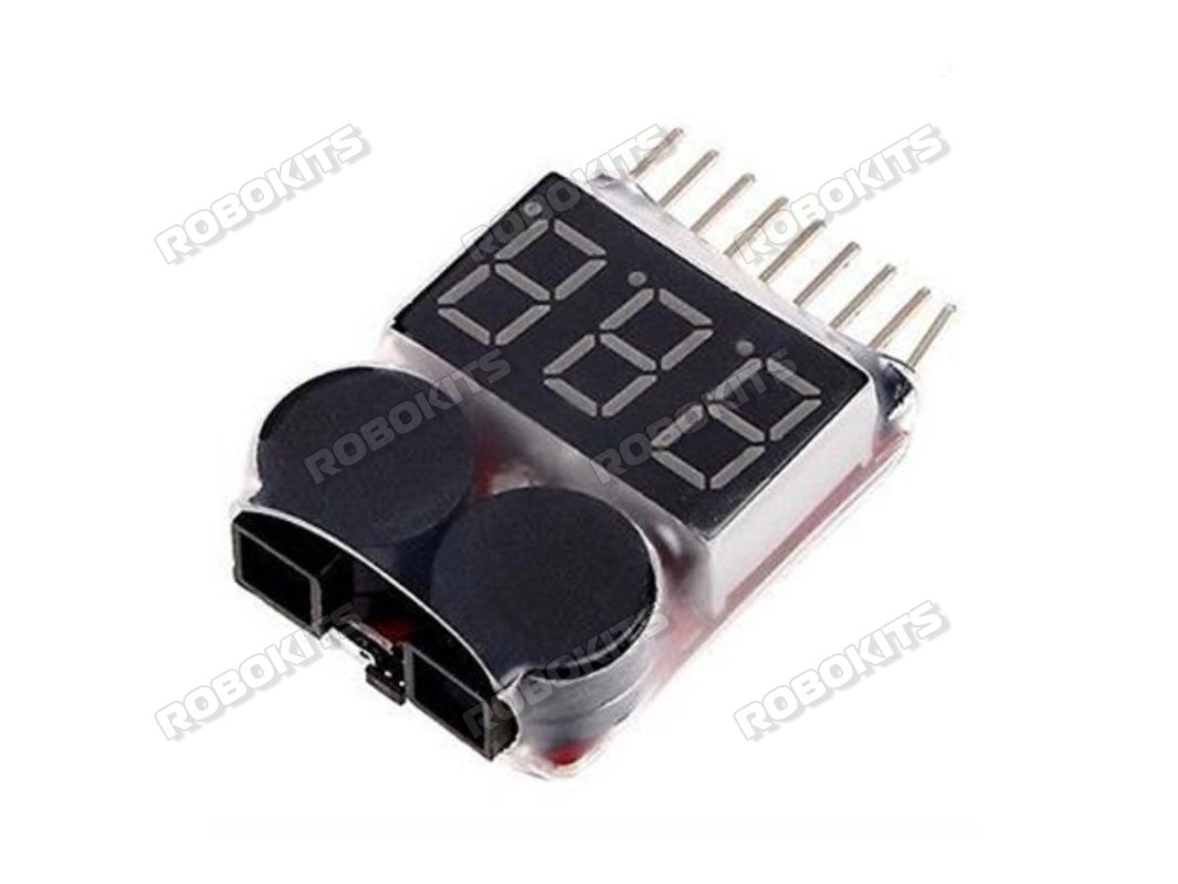 Li-po & Li-ion 1-8S Voltage checker and low voltage Alarm