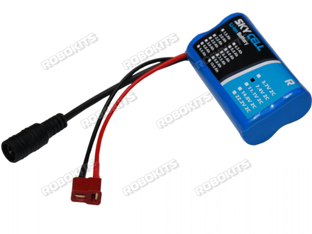 Lithium-Ion Rechargeable Battery Pack 7.4V 2000mAh (2C)