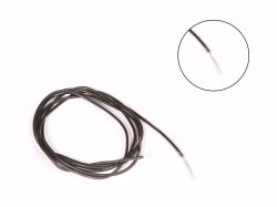 High Temperature Super Flexible Grade Silicone Wire 24AWG Black MOQ 2 meter