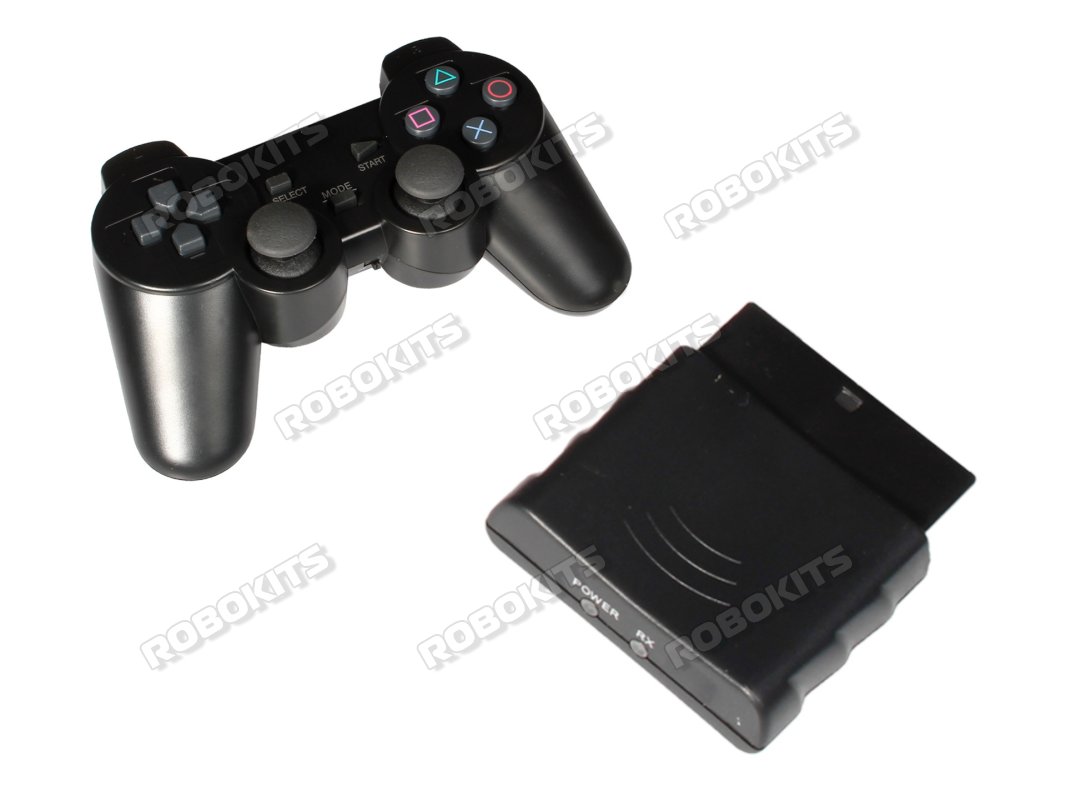 PLAYSTATION 2 WIRELESS RF REMOTE FOR ROBOT CONTROL - Click Image to Close