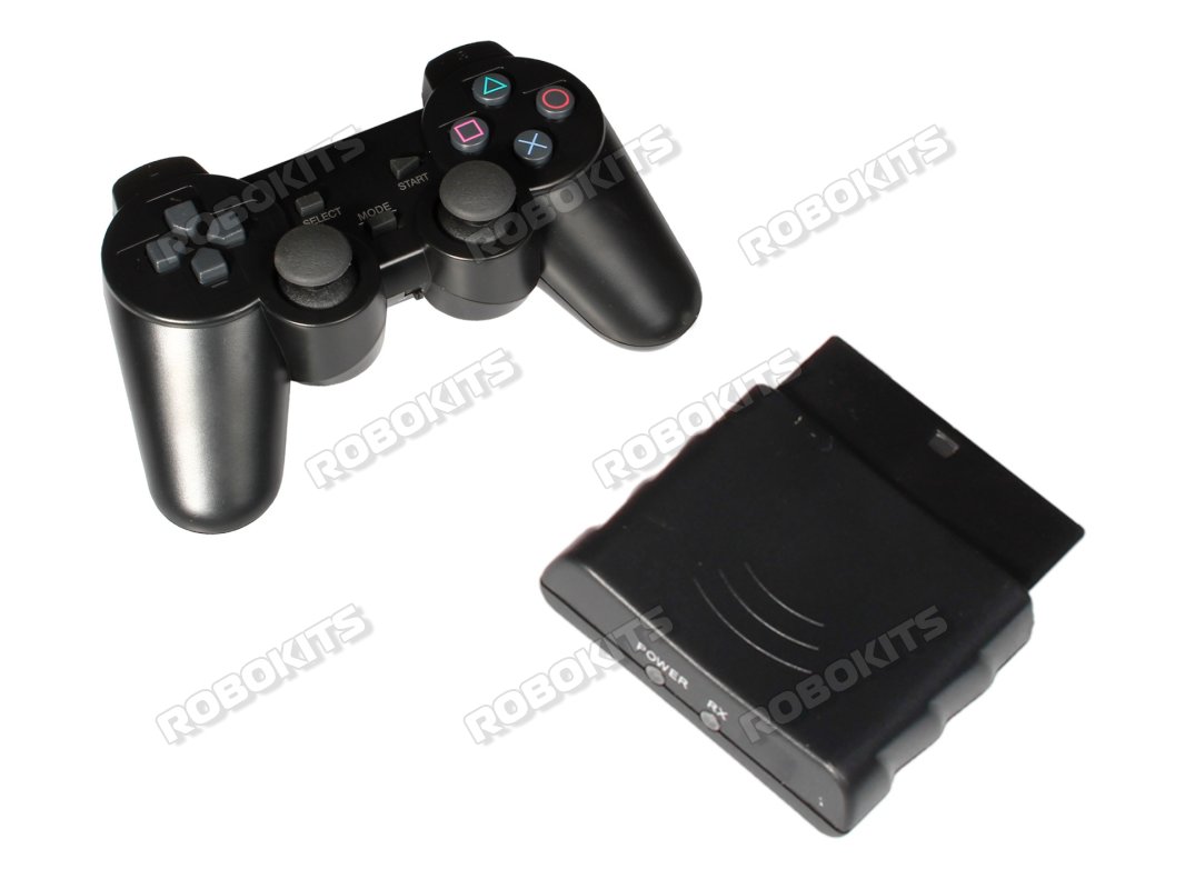 PLAYSTATION 2 WIRELESS RF REMOTE FOR ROBOT CONTROL