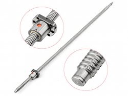 Astro Ball Screw Rod 1605 - 16mm Dia. of 1000mm length(with end machining) with SFU1605 Flange Nut Combo