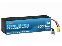 GenX Ultra 22.2V 6S2P 8000mah 20C/40C Discharge Premium Lithium ion Rechargeable Battery