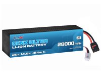 GenX Ultra 14.8V 4S7P 28000mah 20C/40C Discharge Premium Lithium ion Rechargeable Battery