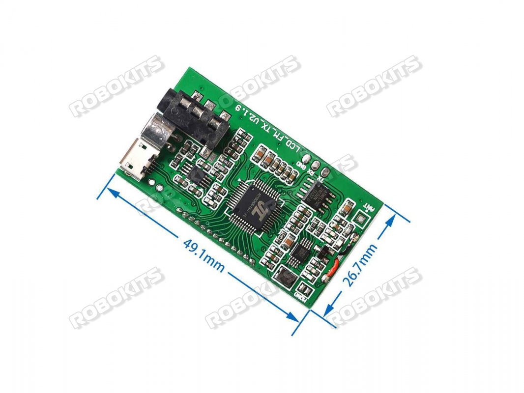 Digital DSP PLL FM Stereo Microphone 87-108MHz Wireless Transmitter Module - Click Image to Close