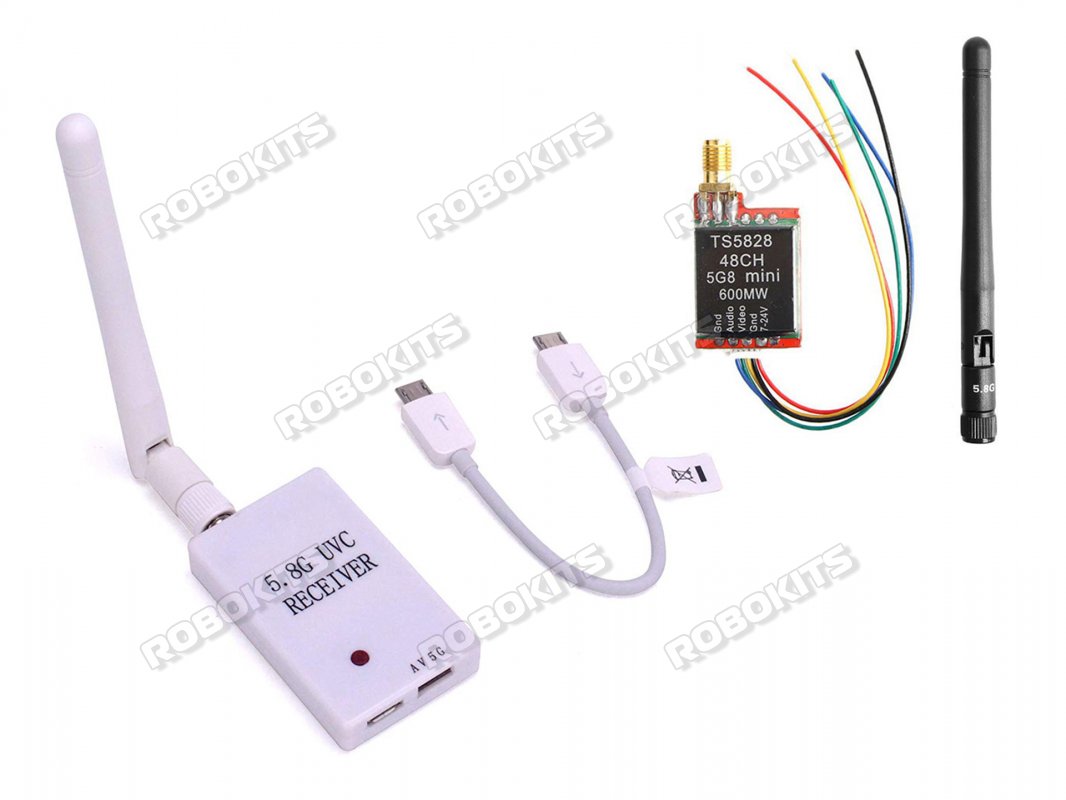TS5828 600MW 48CH Mini Transmitter with UVC OTG Android Phone Receiver