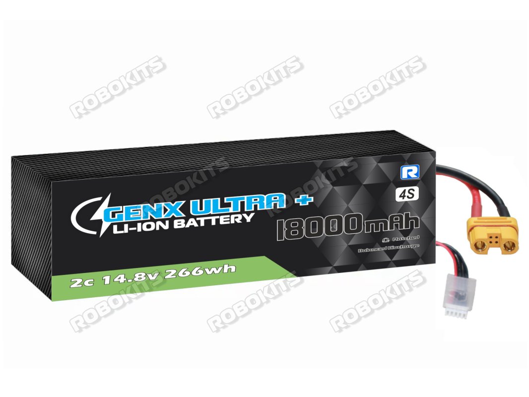 GenX Ultra+ 14.8V 4S3P 18000mah 2C/5C Premium Lithium Ion Rechargeable Battery