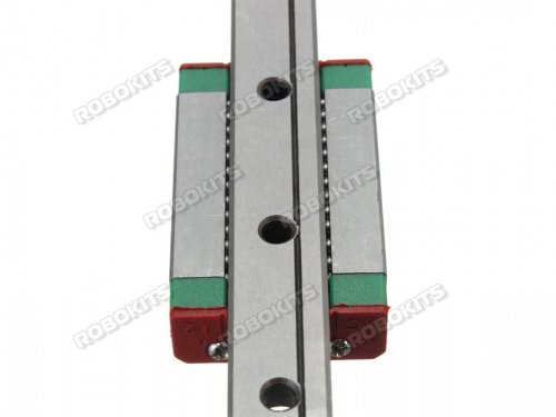 RobotDigg SS_MGN12-1H-400 Linear Sliding Guideway Rail Set 400mm 440C SUS MGN12 Linear Rail and MGN12H Carriage 