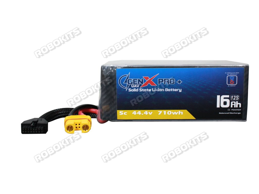 GenX Pro+ Solid State 44.4V 12S 16000mAh Premium Li-ion Battery