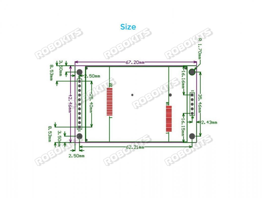 SPI TFT 2.0" LCD Color Screen Module ILI9225 Serial Interface 176x220 - Click Image to Close