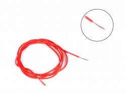 High Temperature Super Flexible Grade Silicone Wire 22AWG Red MOQ 2 meter