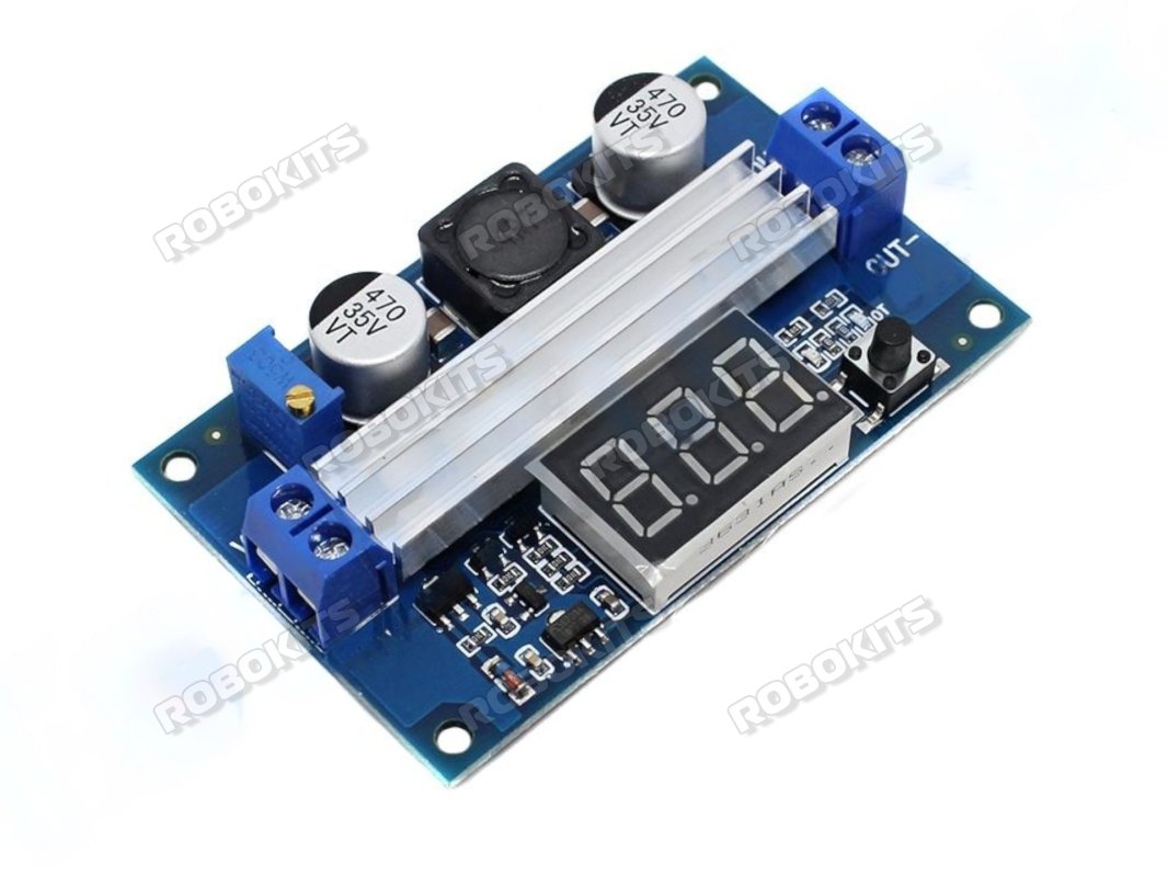 DC TO DC High Power Adjustable Regulator Module 100W LTC1871 With Digital Display Voltmeter