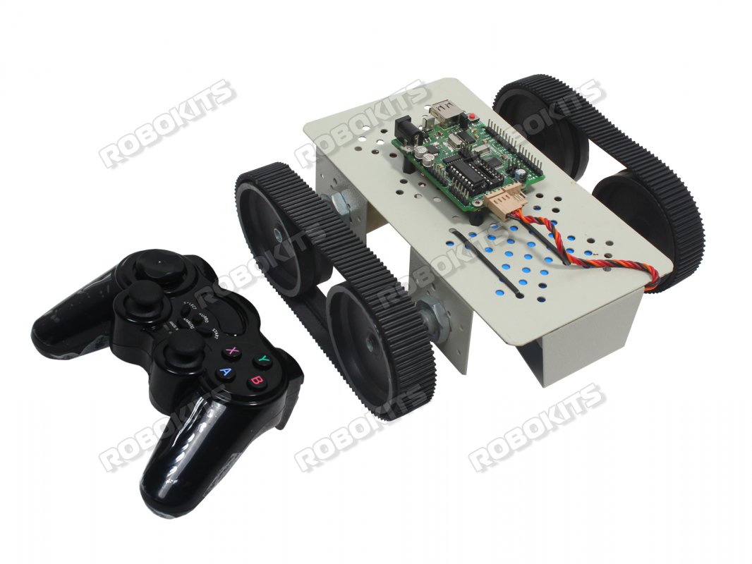 TrackBot - PS2 RF Wireless Remote Controlled Robot - DIY Kit