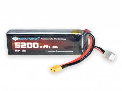 GenX 11.1V 3S 5200mAh 40C / 80C Premium Lipo Lithium Polymer Battery