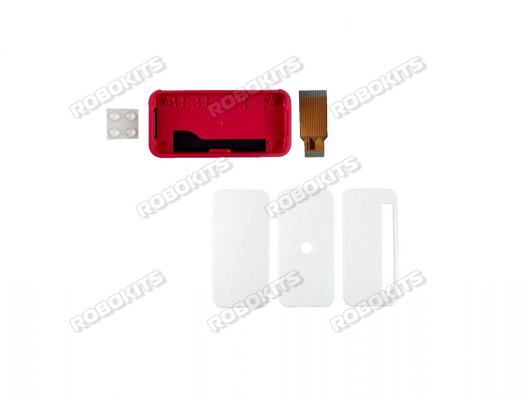 Raspberry Pi ZERO W Red White Dustproof Case - Click Image to Close