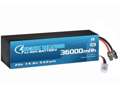 GenX Ultra 14.8V 4S9P 36000mah 20C/40C Discharge Premium Lithium ion Rechargeable Battery