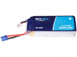 Skycell 11.1V 3S 30000mah 20C (Lipo) Lithium Polymer Rechargeable Battery