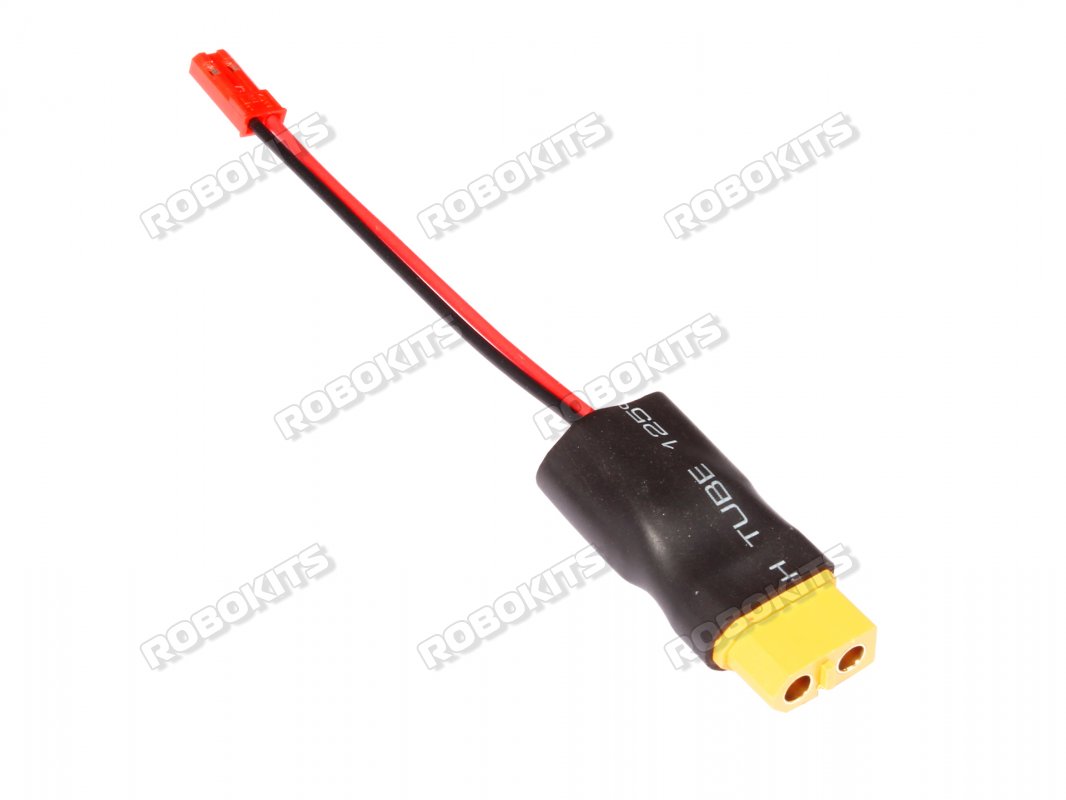 XT60 Connector to JST Male connector In-line Power Adapter - Click Image to Close