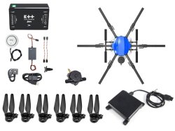 E616 Frame with X8 100KV 6pcs Spraying Agriculture Drone Combo
