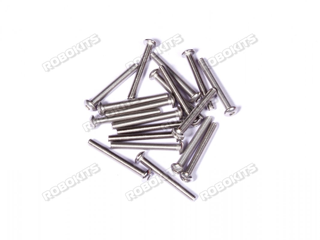 M3 x 25 mm SS Bolt Precision Stainless Steel 304 MOQ 25 Pcs - Click Image to Close