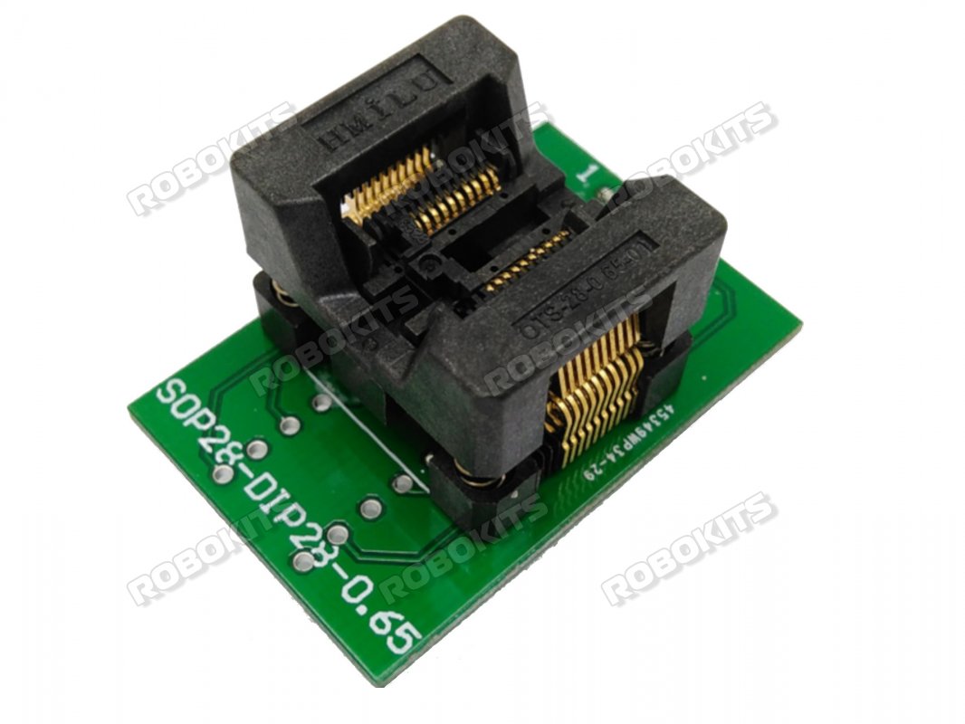 Programming Socket for SSOP20 TSSOP20 to 20pin Breakout with 4.4mm IC Width and 0.65mm Pitch