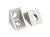 L Shape Aluminium Reinforcement Clamp With Straight Angle for 2020 Profile MOQ 4 Pcs