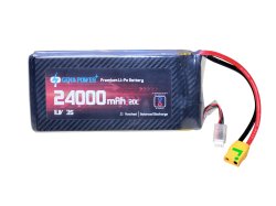 GenX 11.1V 3S 24000mAh 20C / 40C Premium Lipo Lithium Polymer Battery with Antispark XT90s connector